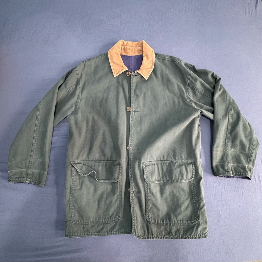 Brandon Thomas Reversible Blue & Green Barn Coat